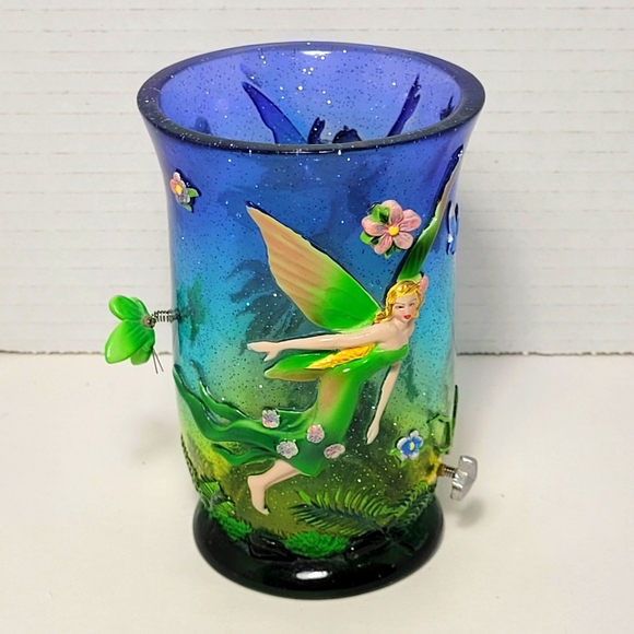 Enchanted Fairy Vintage Pencil Holder or Vase Fun 3D Pop Design - Picture 1 of 8